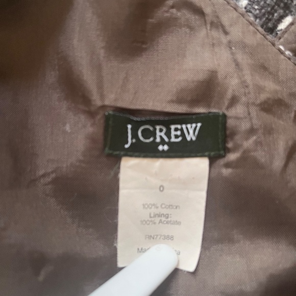 J. Crew HOLIDAY Dress Womens Sz 0/2 Grey Tweed Sheath Sleeveless Lined Zipper - Picture 6 of 14